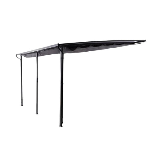 Auvent de terrasse en métal et polyester pour extérieur - 300 x 200 x 250